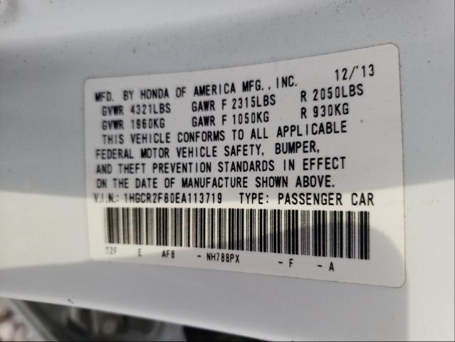 Photo 9 VIN: 1HGCR2F80EA113719 - HONDA ACCORD EXL 