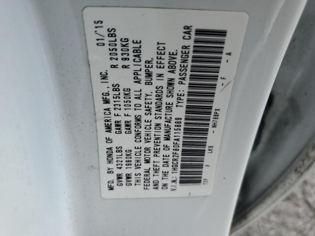 Photo 12 VIN: 1HGCR2F80FA115889 - HONDA ACCORD EXL 