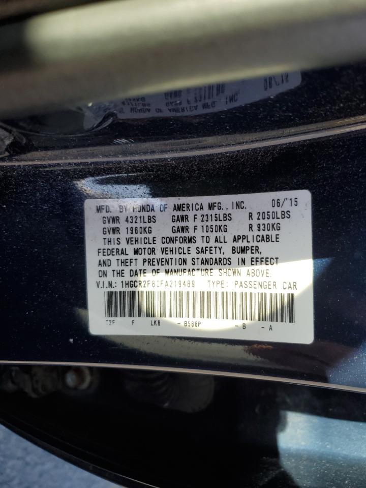 Photo 11 VIN: 1HGCR2F80FA219489 - HONDA ACCORD 