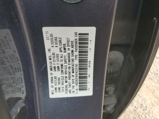 Photo 11 VIN: 1HGCR2F80FA230783 - HONDA ACCORD EXL 