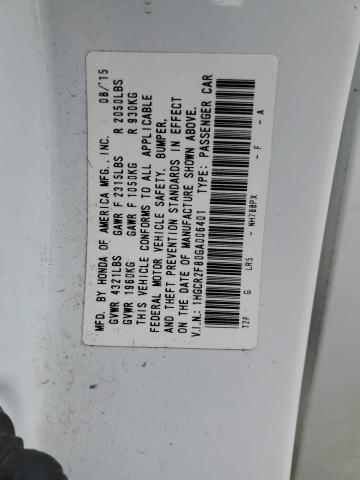 Photo 12 VIN: 1HGCR2F80GA006401 - HONDA ACCORD EXL 