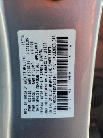 Photo 11 VIN: 1HGCR2F80GA087884 - HONDA ACCORD 