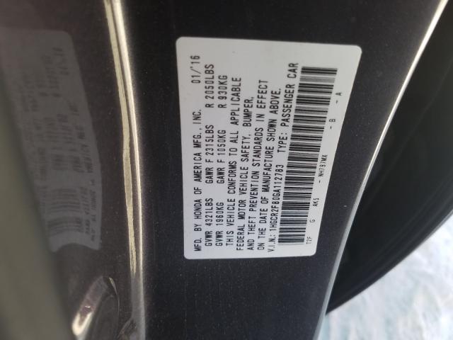 Photo 9 VIN: 1HGCR2F80GA112783 - HONDA ACCORD EXL 