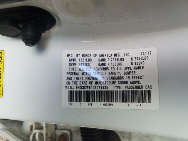 Photo 9 VIN: 1HGCR2F81DA036535 - HONDA ACCORD EXL 