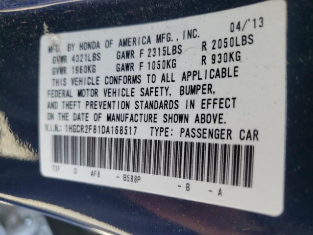 Photo 9 VIN: 1HGCR2F81DA168517 - HONDA ACCORD EXL 