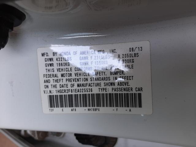 Photo 9 VIN: 1HGCR2F81EA025536 - HONDA ACCORD EXL 