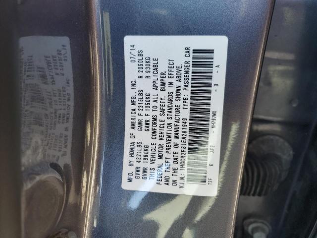 Photo 12 VIN: 1HGCR2F81EA281949 - HONDA ACCORD 