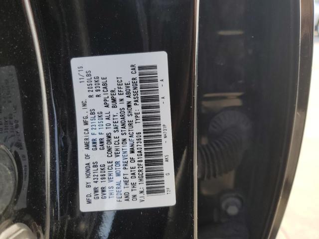 Photo 11 VIN: 1HGCR2F81GA073606 - HONDA ACCORD EXL 