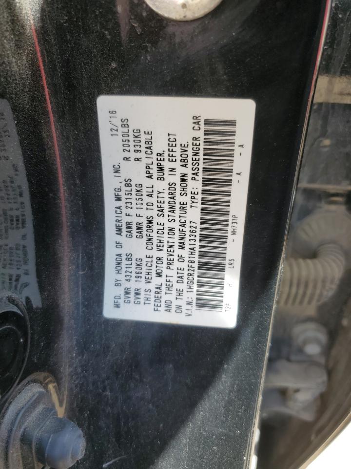 Photo 11 VIN: 1HGCR2F81HA133627 - HONDA ACCORD 