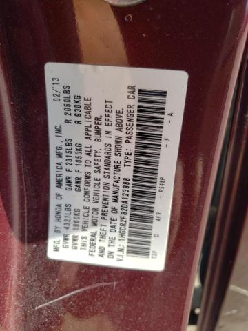 Photo 11 VIN: 1HGCR2F82DA123988 - HONDA ACCORD 