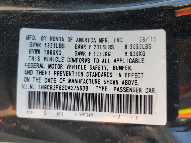 Photo 11 VIN: 1HGCR2F82DA275608 - HONDA ACCORD EXL 