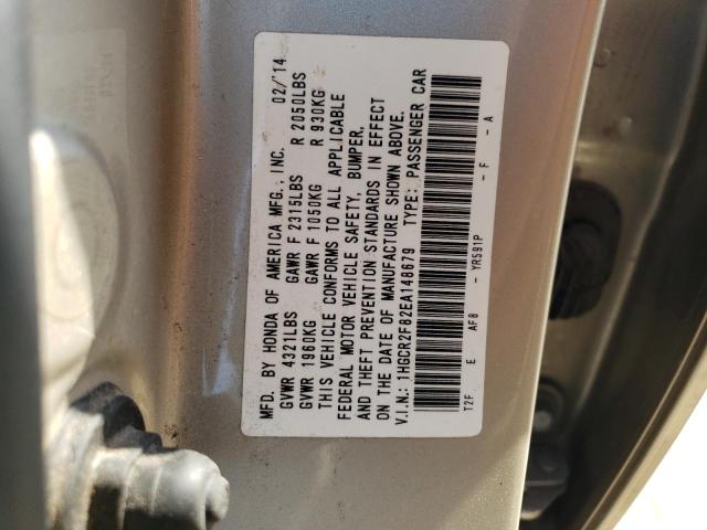 Photo 11 VIN: 1HGCR2F82EA148679 - HONDA ACCORD 