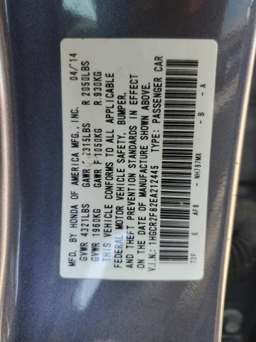 Photo 11 VIN: 1HGCR2F82EA212445 - HONDA ACCORD 