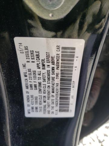 Photo 9 VIN: 1HGCR2F82EA281748 - HONDA ACCORD EXL 