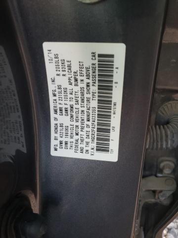 Photo 9 VIN: 1HGCR2F82FA033355 - HONDA ACCORD EXL 