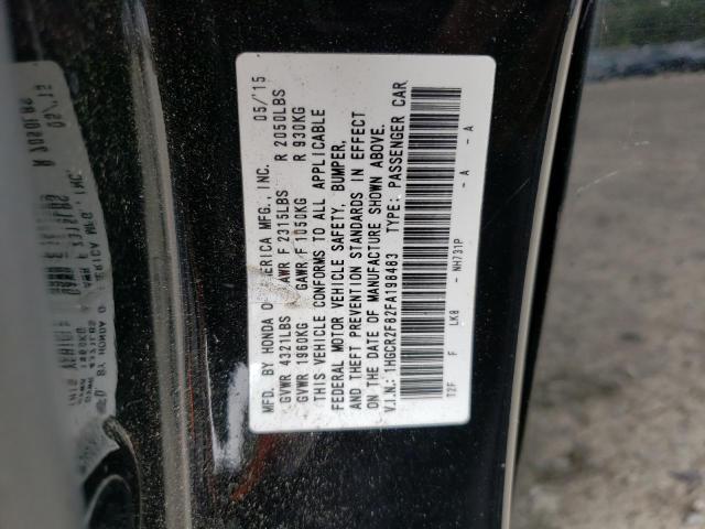 Photo 12 VIN: 1HGCR2F82FA198483 - HONDA ACCORD EXL 