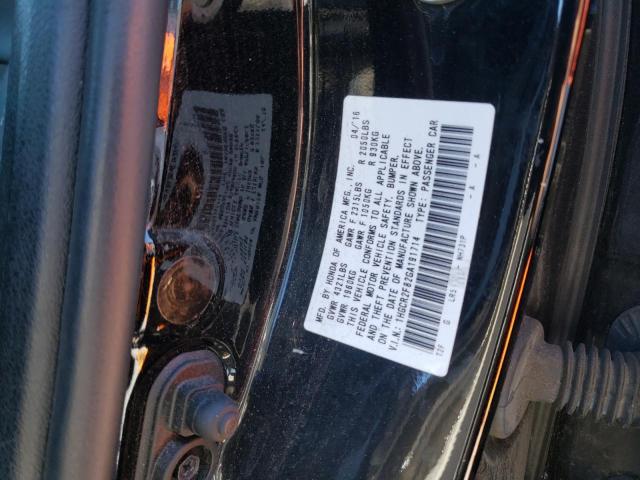 Photo 9 VIN: 1HGCR2F82GA191714 - HONDA ACCORD EXL 