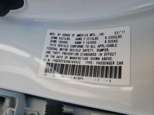 Photo 9 VIN: 1HGCR2F82HA164000 - HONDA ACCORD EXL 