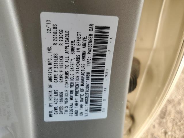 Photo 11 VIN: 1HGCR2F83DA110098 - HONDA ACCORD 