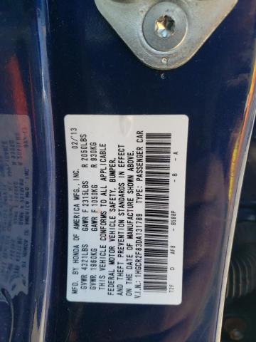 Photo 11 VIN: 1HGCR2F83DA131789 - HONDA ACCORD EXL 