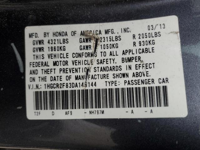 Photo 12 VIN: 1HGCR2F83DA149144 - HONDA ACCORD EXL 