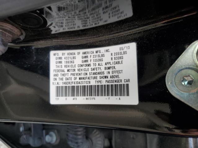 Photo 11 VIN: 1HGCR2F83DA207026 - HONDA ACCORD EXL 