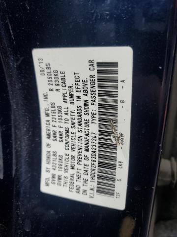 Photo 11 VIN: 1HGCR2F83DA237207 - HONDA ACCORD 