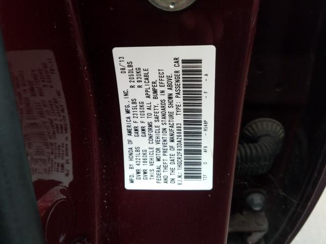 Photo 9 VIN: 1HGCR2F83DA268893 - HONDA ACCORD EXL 