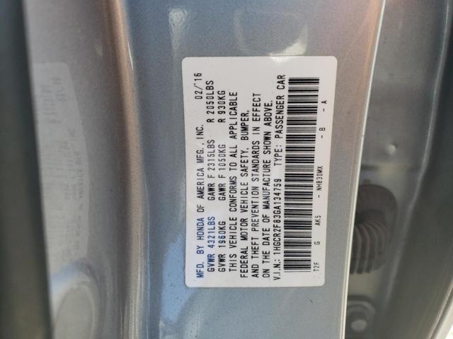 Photo 11 VIN: 1HGCR2F83GA134759 - HONDA ACCORD EXL 