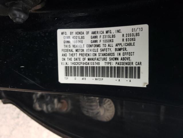 Photo 9 VIN: 1HGCR2F84DA105749 - HONDA ACCORD EXL 