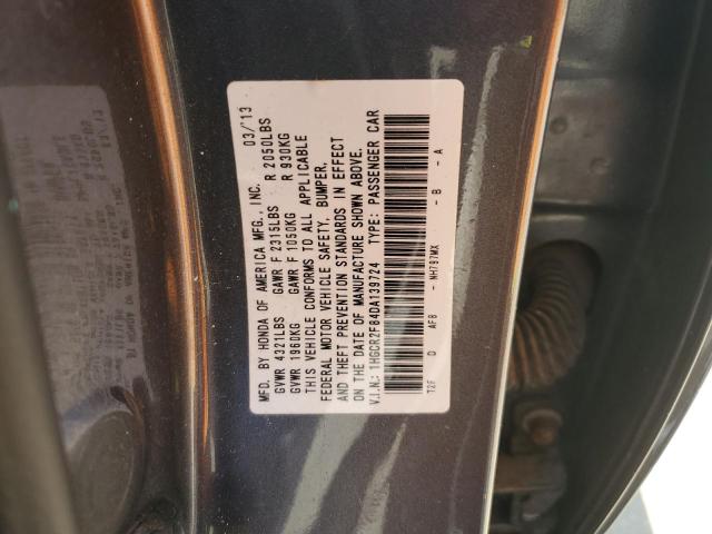 Photo 11 VIN: 1HGCR2F84DA139724 - HONDA ACCORD EXL 