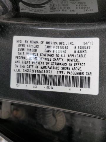 Photo 12 VIN: 1HGCR2F84DA180578 - HONDA ACCORD 