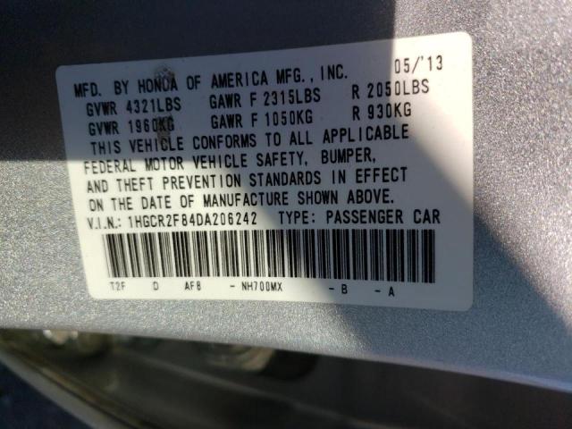 Photo 12 VIN: 1HGCR2F84DA206242 - HONDA ACCORD EXL 