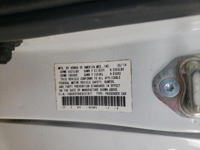 Photo 9 VIN: 1HGCR2F84EA231871 - HONDA ACCORD 