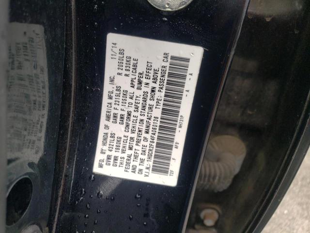 Photo 9 VIN: 1HGCR2F84FA060136 - HONDA ACCORD EXL 