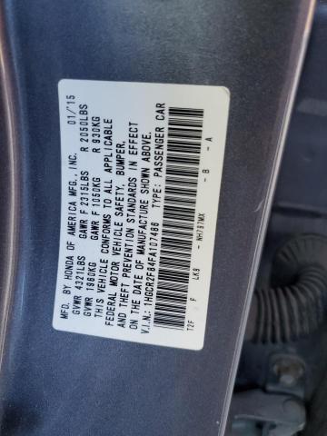 Photo 12 VIN: 1HGCR2F84FA107486 - HONDA ACCORD EXL 