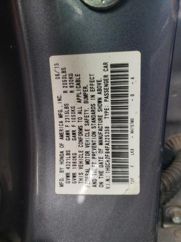 Photo 9 VIN: 1HGCR2F84FA225358 - HONDA ACCORD EXL 