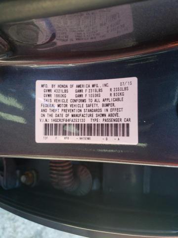 Photo 9 VIN: 1HGCR2F84FA253130 - HONDA ACCORD EXL 