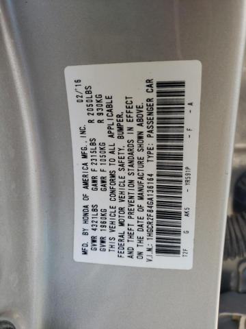 Photo 11 VIN: 1HGCR2F84GA136164 - HONDA ACCORD 