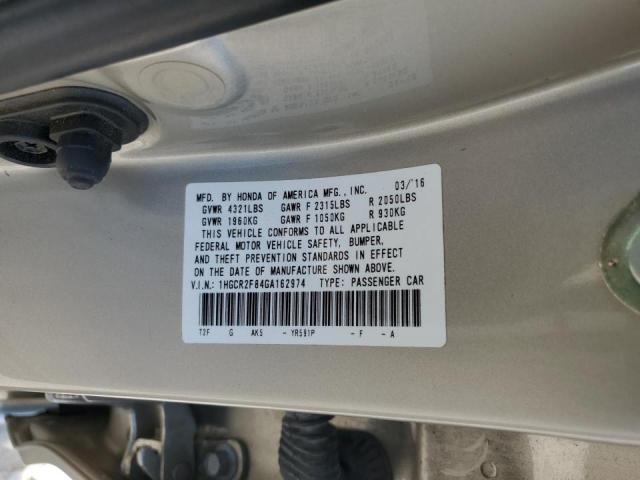 Photo 9 VIN: 1HGCR2F84GA162974 - HONDA ACCORD EXL 