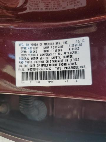 Photo 11 VIN: 1HGCR2F85DA039292 - HONDA ACCORD 