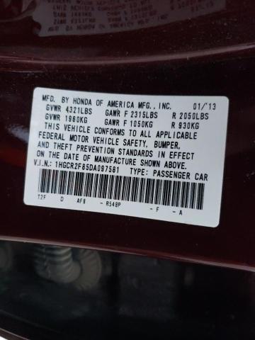 Photo 11 VIN: 1HGCR2F85DA097581 - HONDA ACCORD 