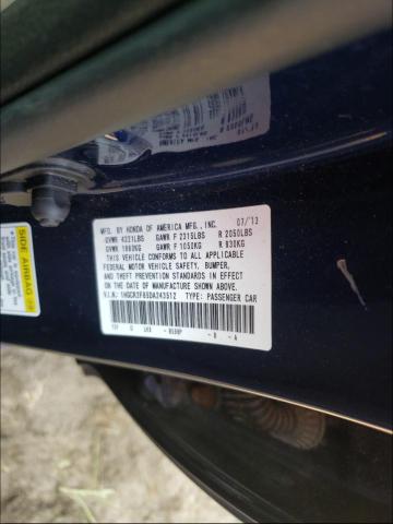 Photo 9 VIN: 1HGCR2F85DA243512 - HONDA ACCORD EXL 