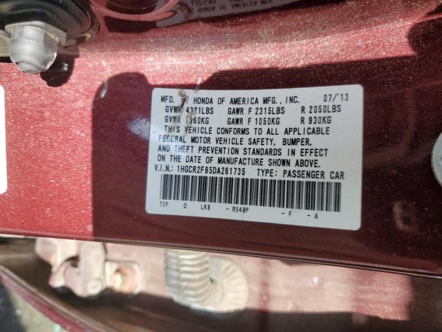 Photo 11 VIN: 1HGCR2F85DA261735 - HONDA ACCORD 