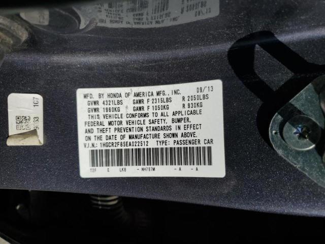 Photo 11 VIN: 1HGCR2F85EA022512 - HONDA ACCORD EXL 