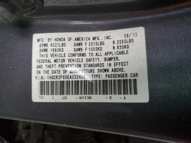 Photo 11 VIN: 1HGCR2F85EA032408 - HONDA ACCORD EXL 