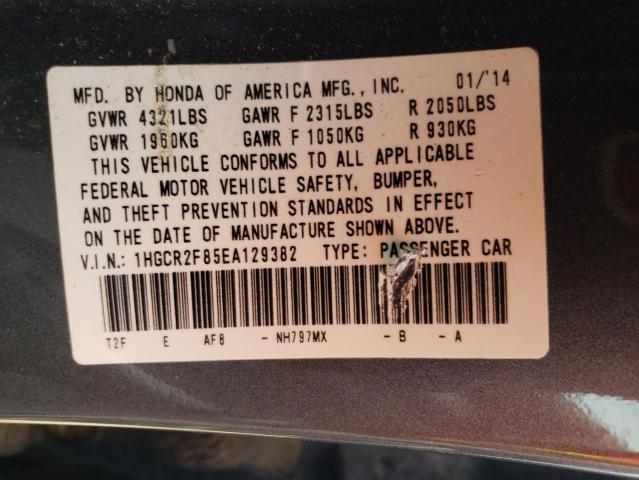 Photo 11 VIN: 1HGCR2F85EA129382 - HONDA ACCORD 