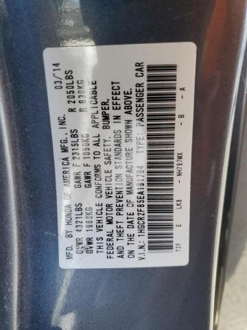 Photo 12 VIN: 1HGCR2F85EA191784 - HONDA ACCORD EXL 