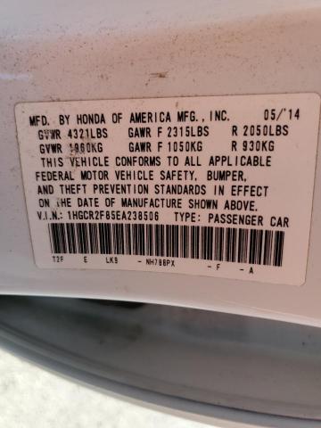 Photo 11 VIN: 1HGCR2F85EA238506 - HONDA ACCORD EXL 