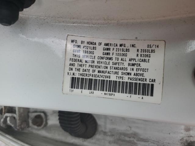 Photo 11 VIN: 1HGCR2F85EA242846 - HONDA ACCORD EXL 